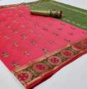 jacquard Silk Saree  thumb 8