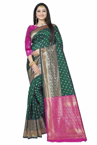 Designer Banarasi Silk Saree For Women