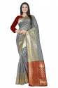 Designer Banarasi Silk Saree For Women thumb 1