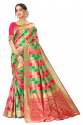 Designer Banarasi Silk Saree thumb 4