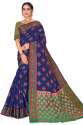 Designer Chanderi Silk Saree