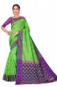 Designer Chanderi Silk Saree thumb 1