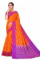 Designer Chanderi Silk Saree thumb 2