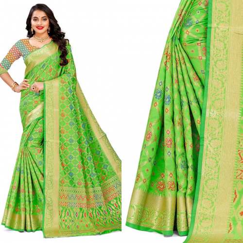 Stylish Chanderi Silk Saree