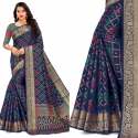 Stylish Chanderi Silk Saree thumb 3
