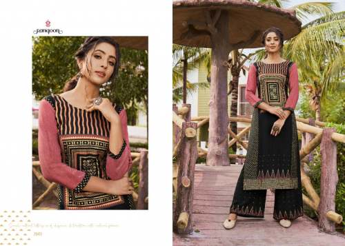 Branded Dark Fantacy Kurti Palazzo Set