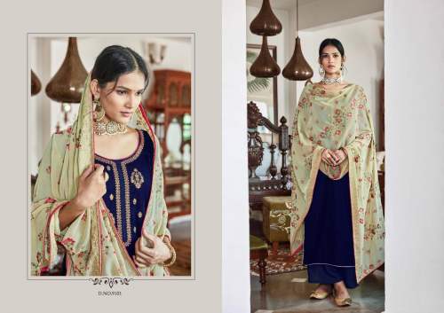 Designer Heavy Embroidered Suit With Duppata