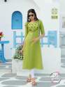 Rayon Weaved Textured Pattern Kurti thumb 6