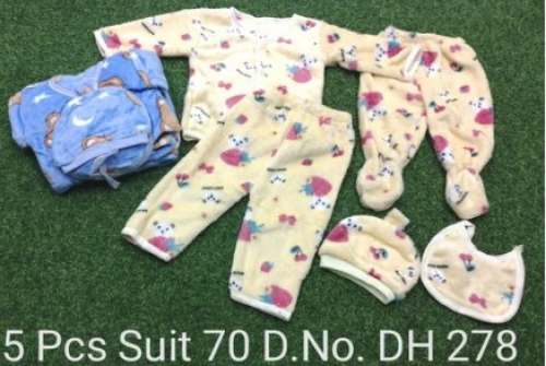 5pcs Infant Kids Woolen Dress by Daga Impex