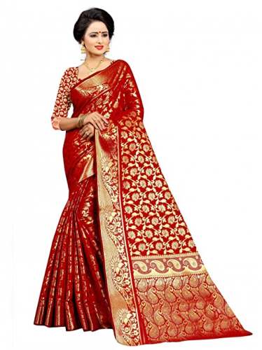 Buy Kanjivaram Banarasi Silk By RK Fashion