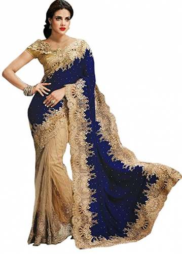 Buy RK FASHION Velvet Saree At Wholesale Price by R K Fashion