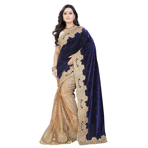 Get Banarasi Velvet Saree By RK FASHION by R K Fashion