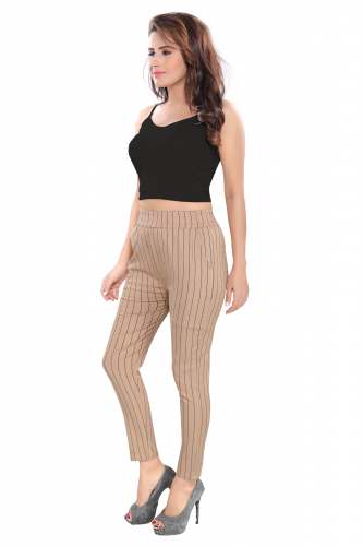 Women Strecheble Stripe Pant