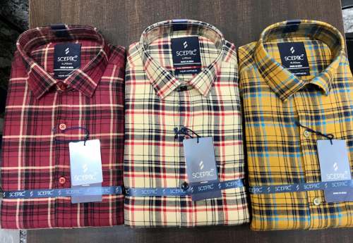 MEN COTTON CHECKS SHIRT by ATLANTIC INTERNATIONAL