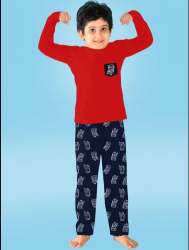 Cotton Fabric Kids Boy Night suit 