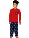 Cotton Fabric Kids Boy Night suit  thumb 1