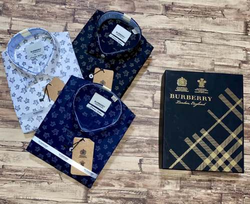 Designer Bur Berry Printed Shirt