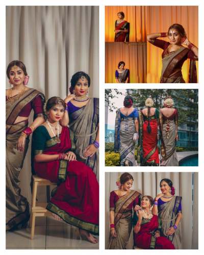 Beautiful Art Silk Jacquard Border Saree
