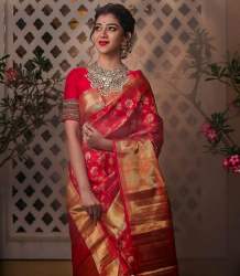 Exclusive Fancy Lichi Silk Saree