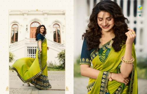 Fancy Designer Lace Border Silk Saree