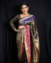 ladies-party-wear-lichi-silk-saree