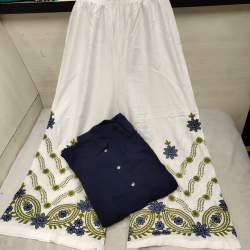 Rayon Kurti With Palazo Set