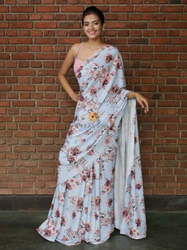 Designer Fancy Satin Silk Saree