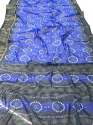 Fancy Cotton Linen Bandhani Saree thumb 11