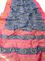 Fancy Cotton Linen Bandhani Saree thumb 13