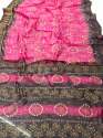 Fancy Cotton Linen Bandhani Saree thumb 15