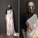 Festival Collection Satin Silk Printed Saree thumb 1
