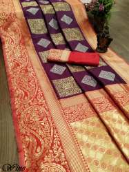 Latest Soft Silk Jacquard Saree