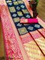 Latest Soft Silk Jacquard Saree thumb 2