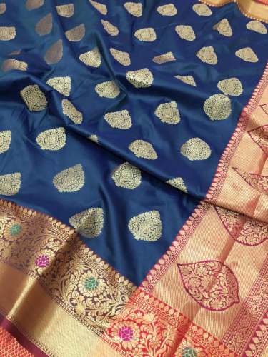 Fancy Banarasi Printed Saree  by Gulzar Ansari Saree