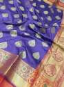 Fancy Banarasi Printed Saree  thumb 1
