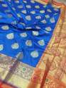 Fancy Banarasi Printed Saree  thumb 9