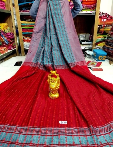 Fish Cotton Sarees 