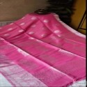 Linen Embroidered Saree  thumb 6