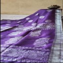 Linen Embroidered Saree  thumb 8