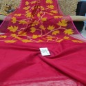 Matka Muslin Floral Sarees  thumb 3