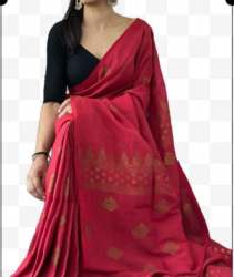 Organic Linen Saree 