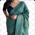 Organic Linen Saree  thumb 10