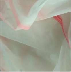 Off White Fox Plain Georgette Fabric