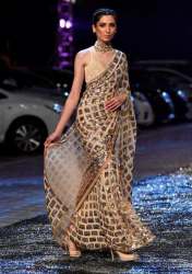 Box Style Sequence Georgette Saree