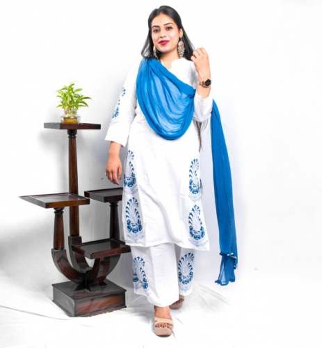 Ivory Block Print Set