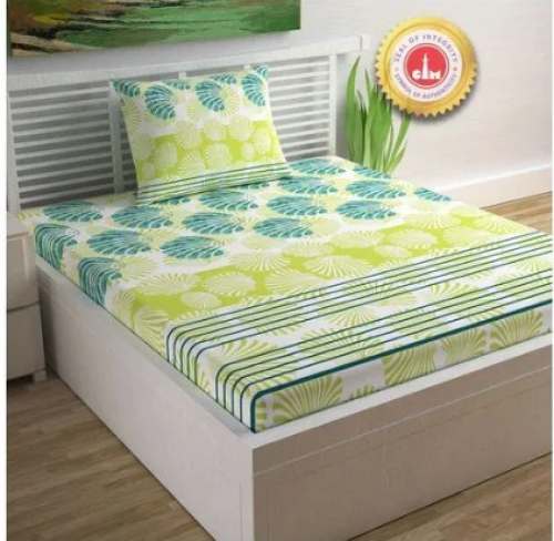 Printed Cotton Single Bed Sheets by CTM Homestyle Private Limited
