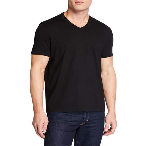  cotton v neck t shirt