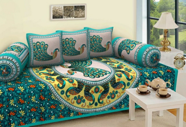 bedsheet by Blue Star Handloon