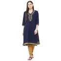 Designer Embroidery Georgette Kurti