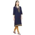 Designer Embroidery Georgette Kurti thumb 2